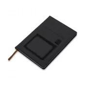 czarny - Notes z kieszonką na telefon Irun