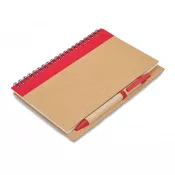 czerwony - Notes B6 z długopisem Dalvik