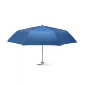 Parasol składany 21" ze srebrną podszewką CARDIF Niebieski