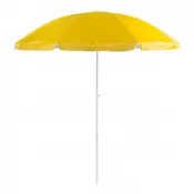 żółty - Parasol plażowy ø200 cm z pokrowcem Sandok