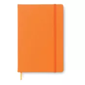 Notes A5 w okładce PU 96 kartek gładkie ARCONOT PLAIN Pomaranczowy
