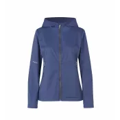 Stormy blue - Kurtka damska ID softshell z kapturem 0837 185 g/m²