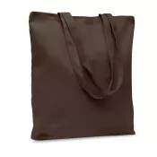 Torba bawełniana na zakupy 270 g/m² RASSA COLOURED Czekolada
