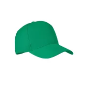 Czapka z daszkiem 5-panelowa RPET 210 g/m² SENGA Zielony