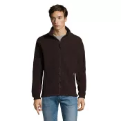 Bluza polarowa męska rozpinana 300 g/m² Sol's NORTH Dark Chocolate
