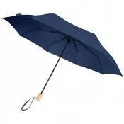 Granatowy - Wiatroodporny parasol manualny Ø106 cm Birgit z PET z recyklingu