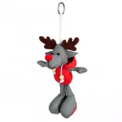 szary - Brelok odblaskowy Reindeer