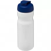 Biały-Niebieski - Bidon H2O Base® o pojemności 650 ml z wieczkiem zaciskowym