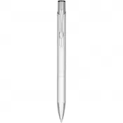 Srebrny - Długopis automatyczny Moneta z anodyzowanego aluminium