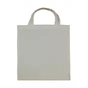 Light Grey - Torba bawełniana 140 g/m² marki SG, 38 x 42 cm, płaska