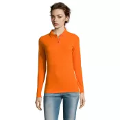 Polo damskie 180 g/m² Sol's PERFECT LSL WOMEN Pomaranczowy