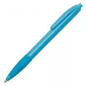 jasnoniebieski - Długopis reklamowy plastikowy BLITZ