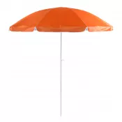 pomarańcz - Parasol plażowy ø200 cm z pokrowcem Sandok
