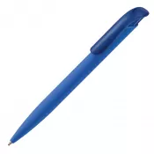 niebieski - Miękki w dotyku długopis Atlas