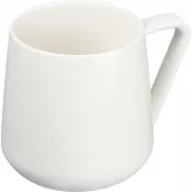 biały - Kubek reklamowy porcelanowy Aster (350 ml)