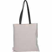 czarny - Torba bawełniana RPET 140g/m² CAMBRIDGE