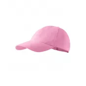 Różowy - Dziecięca czapka z daszkiem 340 g/m² 6P KIDS 303