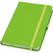 jasnozielony - Notes A6 z czystymi stronami LUBECK