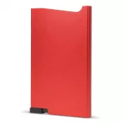 czerwony - Aluminiowy card-holder