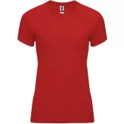Czerwony - Damska koszulka techniczna 135 g/m² ROLY BAHRAIN WOMAN 0408