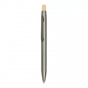 szary - Długopis aluminiowy BAMBOO PUSHER