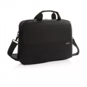 czarny - Torba na laptopa 15,6" Swiss Peak AWARE™, ochrona RFID