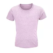 Koszulka organiczna 150 g/m² Sol's CRUSADER KIDS Heather Pink