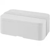 Biały-Biały - MIYO Pure jednopoziomowe pudełko na lunch