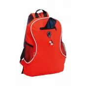 czerwony - Plecak reklamowy z poliestru 360g/m² Humus