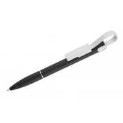 czarny - Długopis z kablem USB CHARGE