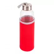 czerwony - Szklana butelka Vim 500 ml