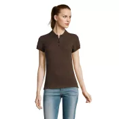 Koszulka polo damska piqué 170 g/m² Sol's PASSION Chocolate