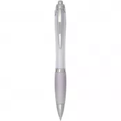 Liljowy - Nash długopis kulkowy z tworzyw sztucznych pochodzących z recyklingu z certyfikatem RCS, z kolorowym korpusem i uchwytem (nie