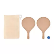 Rakietki do tenisa plażowego z MDF z piłką RAQUET