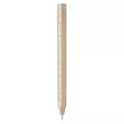 naturalny - Burnham długopis / linijka