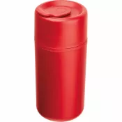 czerwony - Kubek z podwójnymi ściankami GENOA 500 ml