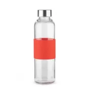 czerwony - Butelka szklana GLASSI 520 ml