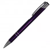 fioletowy - Długopis metalowy Cosmo