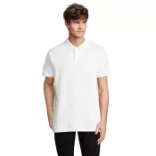 Koszulka polo unisex z czesanej bawełny Sol's PULSE Bialy