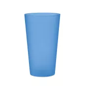 Kubek eventowy wielorazowy z PP 500 ml FESTA LARGE Przezroczysty Niebieski