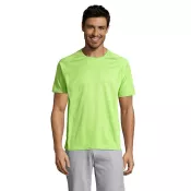 Koszulka sportowa męska raglan 140 g/m² Sol's SPORTY Apple Green