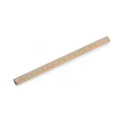 naturalny - Ołówek stolarski z linijką 17,8 cm OBO - twardość F