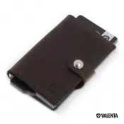 brązowy - Valenta Card Case Plus Wallet