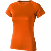 Pomarańczowy - Damski T-shirt Niagara z krótkim rękawem z dzianiny Cool Fit odprowadzającej wilgoć