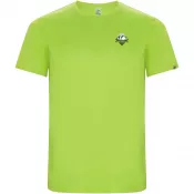 Fluor Green - Imola sportowa koszulka dziecięca z krótkim rękawem
