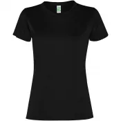 Czarny - Slam short sleeve women's sports t-shirt