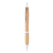 biały - Coldery długopis bambusowy