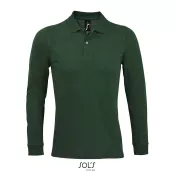 Polo męskie 180 g/m² Sol's PERFECT LSL MEN Ciemno-Zielony