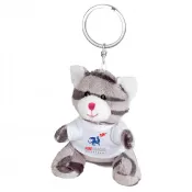 szary - Pluszowy kot, brelok | Ollie