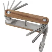 Drewno - 8-funkcyjne drewniane rowerowe narzędzie multi-tool Fixie
